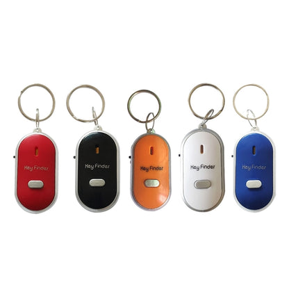 5 PCS ZG808 LED Key Finder อุปกรณ์ป้องกันการสูญหายการควบคุมด้วยเสียง, การจัดส่งสีแบบสุ่ม, ZG808