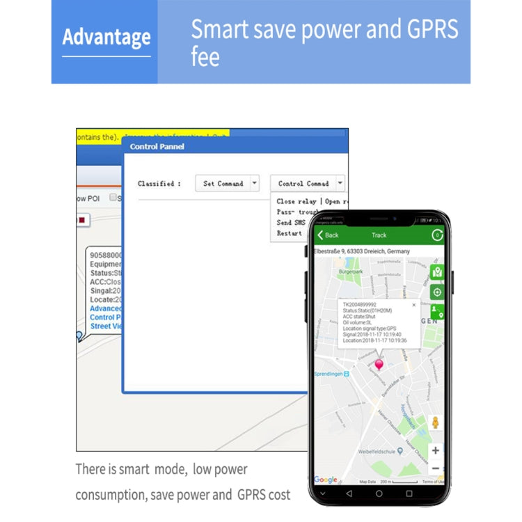 TK306 2G OBD II เรียลไทม์รถบรรทุกรถยนต์ติดตามยานพาหนะ GSM GPRS GPS Tracker, รองรับ AGPS, TK306