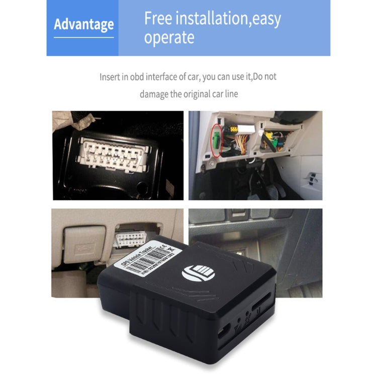 TK306 2G OBD II เรียลไทม์รถบรรทุกรถยนต์ติดตามยานพาหนะ GSM GPRS GPS Tracker, รองรับ AGPS, TK306
