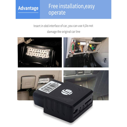 TK306 2G OBD II เรียลไทม์รถบรรทุกรถยนต์ติดตามยานพาหนะ GSM GPRS GPS Tracker, รองรับ AGPS, TK306