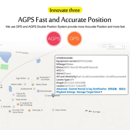 TK200 2G IP67 GPS กันน้ำ / GPRS / GSM ส่วนบุคคล / สินค้า / สัตว์เลี้ยง / กระเป๋า Locator ปลอกคอสัตว์เลี้ยงอุปกรณ์ติดตามแบบเรียลไทม์, TK200
