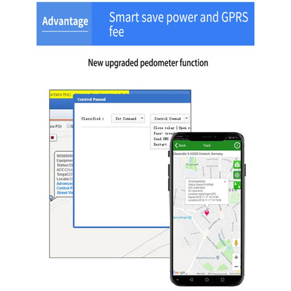 TK203 2G GPS / GPRS / GSM ส่วนบุคคล / สินค้า / สัตว์เลี้ยง / กระเป๋าระบุตำแหน่งปลอกคอสัตว์เลี้ยงอุปกรณ์ติดตามแบบเรียลไทม์, TK203