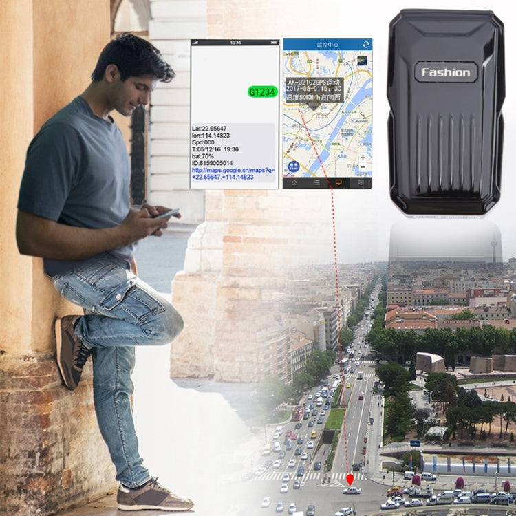 KH-X1 มินิแม่เหล็กกันน้ำ GPS / GSM / GPRS Quad Band Realtime Car Tracker, แบตเตอรี่ในตัวอายุการใช้งานยาวนาน, สัญญาณเตือนปลาฉลาม, สัญญาณเตือนการเคลื่อนไหว, การตรวจสอบเสียงจากระยะไกล, Geo-fence, KH-X1