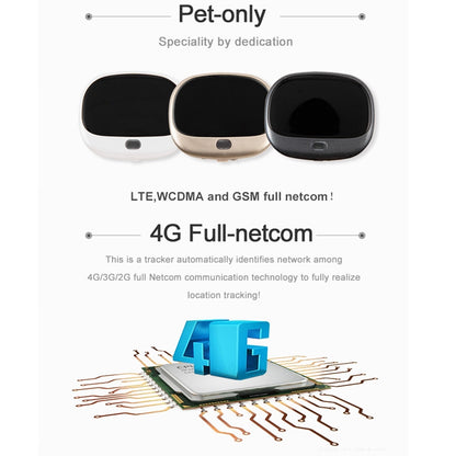 RF-V43 A Style IP67 GPS กันน้ำ + LBS + WiFi Pet Locator อุปกรณ์ติดตามปลอกคอสัตว์เลี้ยงสำหรับเอเชีย/ยุโรป/แอฟริกา, RF-V43 A Style (Black), RF-V43 A Style (White)