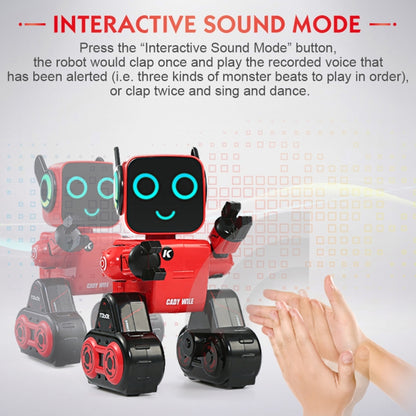 JJR/C R4 Cady Wile 2.4GHz รีโมทคอนโทรลอัจฉริยะ Robo-advisor Money Management Robots Toy พร้อมไฟ LED หลากสีสัน ระยะการควบคุมระยะไกล: 15m ช่วงอายุ: 8 ปีขึ้นไป, R4