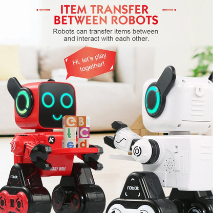 JJR/C R4 Cady Wile 2.4GHz รีโมทคอนโทรลอัจฉริยะ Robo-advisor Money Management Robots Toy พร้อมไฟ LED หลากสีสัน ระยะการควบคุมระยะไกล: 15m ช่วงอายุ: 8 ปีขึ้นไป, R4