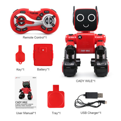 JJR/C R4 Cady Wile 2.4GHz รีโมทคอนโทรลอัจฉริยะ Robo-advisor Money Management Robots Toy พร้อมไฟ LED หลากสีสัน ระยะการควบคุมระยะไกล: 15m ช่วงอายุ: 8 ปีขึ้นไป, R4