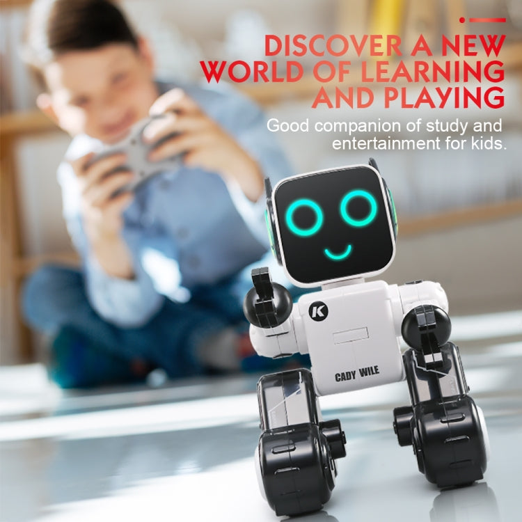 JJR/C R4 Cady Wile 2.4GHz รีโมทคอนโทรลอัจฉริยะ Robo-advisor Money Management Robots Toy พร้อมไฟ LED หลากสีสัน ระยะการควบคุมระยะไกล: 15m ช่วงอายุ: 8 ปีขึ้นไป, R4