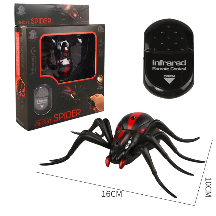 Tricky Funny Toy รีโมทอินฟราเรด Scary Creepy Spider ขนาด 16*10cm, Spider1