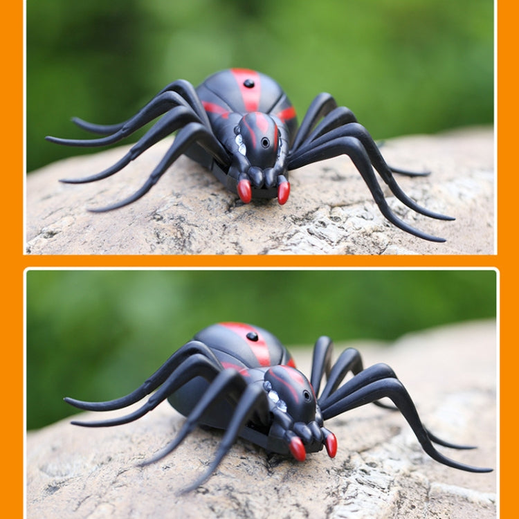 Tricky Funny Toy รีโมทอินฟราเรด Scary Creepy Spider ขนาด 16*10cm, Spider1