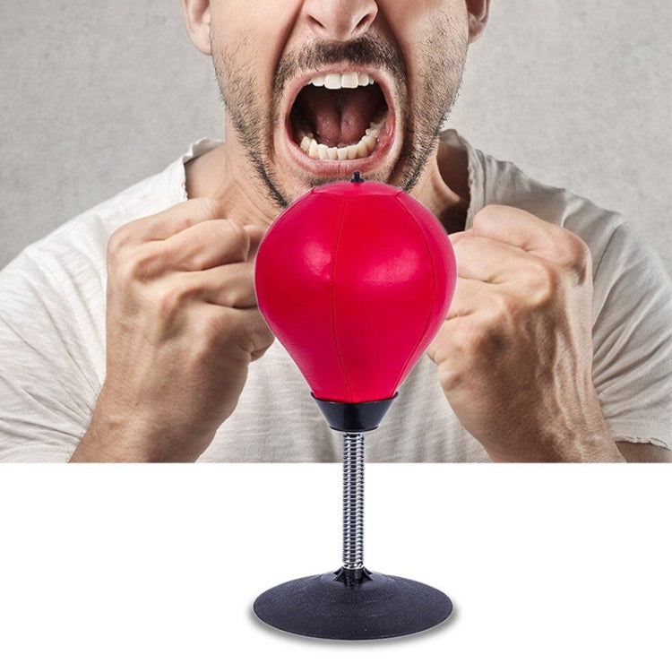 เดสก์ท็อป Punching Ball บรรเทาความเครียดบัสเตอร์ความเร็วฟิตเนสบอลมวยแนวตั้งพร้อมตัวดูด, HW-1102