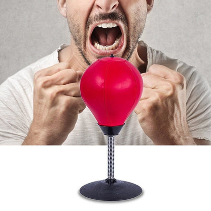 เดสก์ท็อป Punching Ball บรรเทาความเครียดบัสเตอร์ความเร็วฟิตเนสบอลมวยแนวตั้งพร้อมตัวดูด, HW-1102