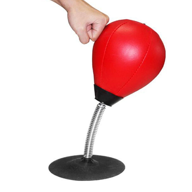 เดสก์ท็อป Punching Ball บรรเทาความเครียดบัสเตอร์ความเร็วฟิตเนสบอลมวยแนวตั้งพร้อมตัวดูด, HW-1102