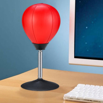 เดสก์ท็อป Punching Ball บรรเทาความเครียดบัสเตอร์ความเร็วฟิตเนสบอลมวยแนวตั้งพร้อมตัวดูด, HW-1102