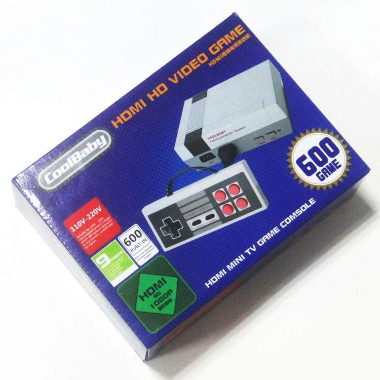Retro Classic TV Mini HDMI HD วิดีโอเกมคอนโซล 600 เกมในตัว, 600 Games(EU Plug), 600 Games(US Plug)
