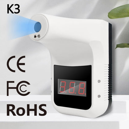 K3 เครื่องวัดอุณหภูมิอินฟราเรดร่างกายแบบไม่สัมผัสหน้าผากแบบแฮนด์ฟรี, K3
