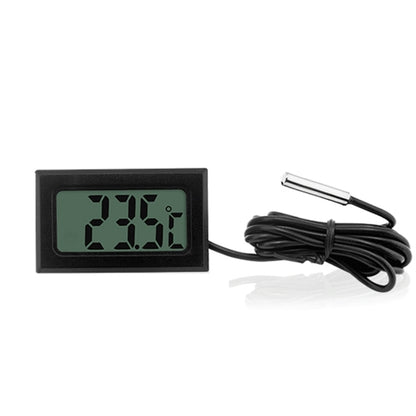 เครื่องวัดอุณหภูมิดิจิตอลในร่ม LCD ขนาดเล็ก (จอแสดงผลเซลเซียส), (Celsius Display) (Black), (Celsius Display) (White)