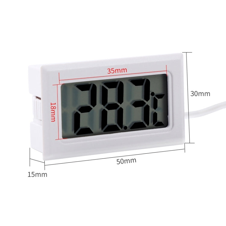 เครื่องวัดอุณหภูมิดิจิตอลในร่ม LCD ขนาดเล็ก (จอแสดงผลเซลเซียส), (Celsius Display) (Black), (Celsius Display) (White)