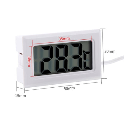 เครื่องวัดอุณหภูมิดิจิตอลในร่ม LCD ขนาดเล็ก (จอแสดงผลเซลเซียส), (Celsius Display) (Black), (Celsius Display) (White)