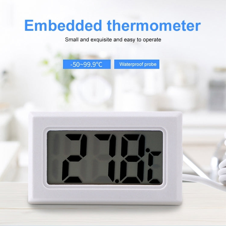 เครื่องวัดอุณหภูมิดิจิตอลในร่ม LCD ขนาดเล็ก (จอแสดงผลเซลเซียส), (Celsius Display) (Black), (Celsius Display) (White)