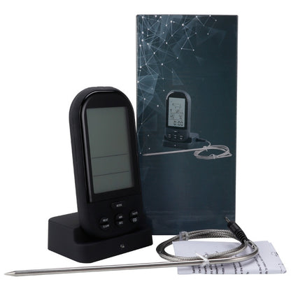TS-HY62 ครัวดิจิตอลทำอาหารบาร์บีคิวเทอร์โมมิเตอร์ไร้สาย (สีดำ), Single Probe