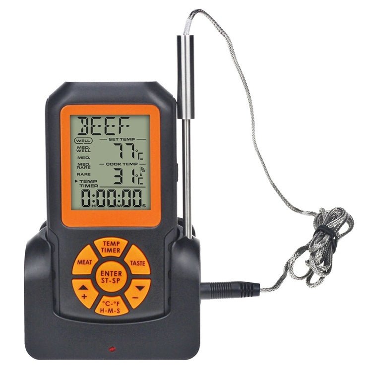 TS-K35 ครัวดิจิตอลทำอาหารบาร์บีคิวเทอร์โมมิเตอร์ไร้สายกันน้ำ, TS-K35