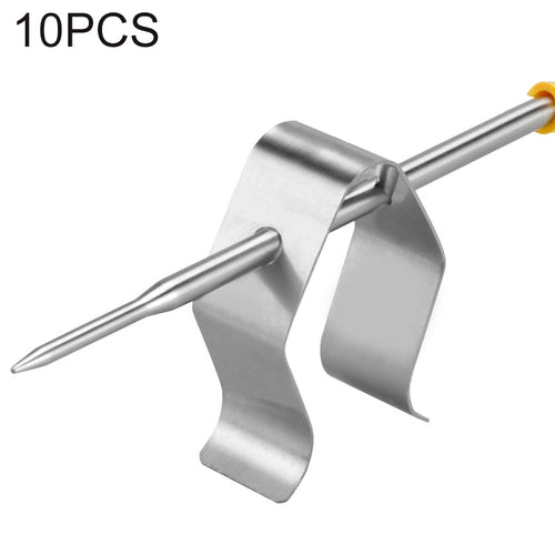 10 PCS Home Kitchen BBQ Grill Probe Holder, ข้อมูลจำเพาะ: Single Hole Probe Holder, Single Hole