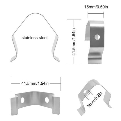 10 PCS Home Kitchen BBQ Grill Probe Holder, ข้อมูลจำเพาะ: Single Hole Probe Holder, Single Hole