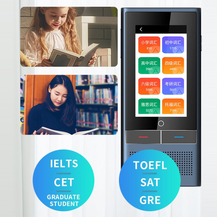 Boeleo BF301(W1 3.0) หน้าจอ 2.8 นิ้ว Smart Voice Translator สำหรับการเดินทางเพื่อธุรกิจ 1GB+8GB รองรับ 117 ภาษา Inter-Translation