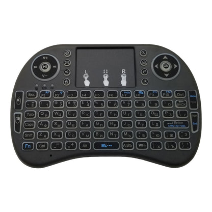 ภาษาที่รองรับ: Russian i8 Air Mouse Wireless Backlight Keyboard with Touchpad for Android TV Box & Smart TV & PC Tablet & Xbox360 & PS3 & HTPC/IPTV, Russian