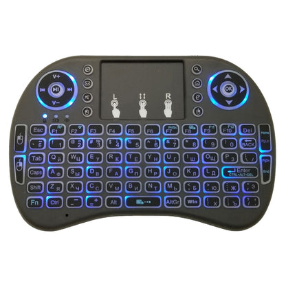 ภาษาที่รองรับ: Russian i8 Air Mouse Wireless Backlight Keyboard with Touchpad for Android TV Box & Smart TV & PC Tablet & Xbox360 & PS3 & HTPC/IPTV, Russian