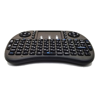 ภาษาที่รองรับ: Russian i8 Air Mouse คีย์บอร์ดไร้สายพร้อมทัชแพดสำหรับ Android TV Box & Smart TV & PC Tablet & Xbox360 & PS3 & HTPC/IPTV