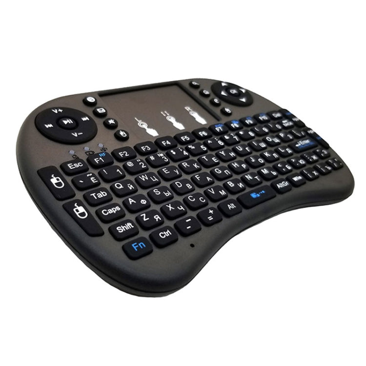 ภาษาที่รองรับ: Russian i8 Air Mouse คีย์บอร์ดไร้สายพร้อมทัชแพดสำหรับ Android TV Box & Smart TV & PC Tablet & Xbox360 & PS3 & HTPC/IPTV