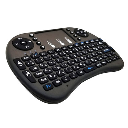ภาษาที่รองรับ: Russian i8 Air Mouse คีย์บอร์ดไร้สายพร้อมทัชแพดสำหรับ Android TV Box & Smart TV & PC Tablet & Xbox360 & PS3 & HTPC/IPTV