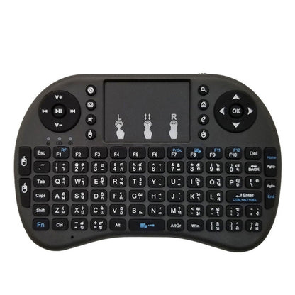 ภาษาที่รองรับ: Thai i8 Air Mouse Wireless Keyboard with Touchpad for Android TV Box & Smart TV & PC Tablet & Xbox360 & PS3 & HTPC/IPTV, Thai