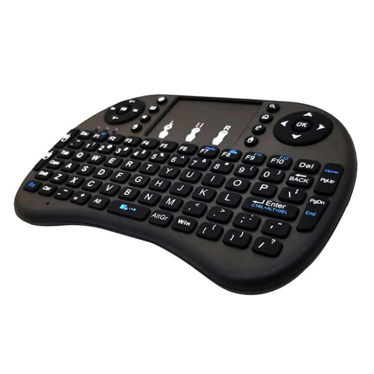 ภาษาที่รองรับ: Spanish i8 Air Mouse คีย์บอร์ดไร้สายพร้อมทัชแพดสำหรับ Android TV Box & Smart TV & PC Tablet & Xbox360 & PS3 & HTPC/IPTV, Spanish