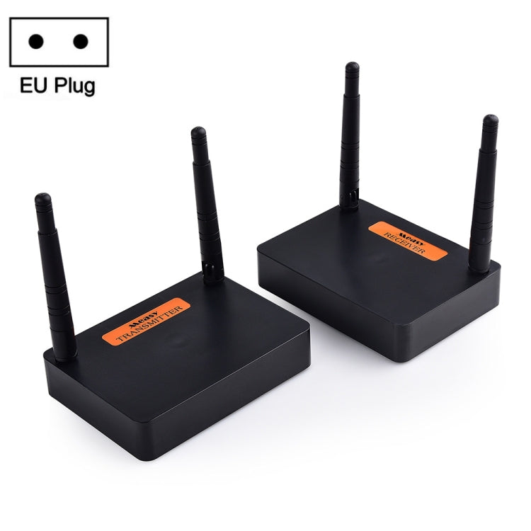 Measy FHD676 Full HD 1080P 3D 5-5.8GHz เครื่องส่งสัญญาณ HDMI ไร้สาย (เครื่องส่ง + ตัวรับ) ระยะการส่งข้อมูล: 200 ม. ข้อมูลจำเพาะ: ปลั๊ก EU, FHD676 (AU Plug), FHD676 (EU Plug), FHD676 (UK Plug), FHD676 (US Plug)