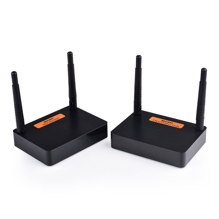 Measy FHD676 Full HD 1080P 3D 5-5.8GHz เครื่องส่งสัญญาณ HDMI ไร้สาย (เครื่องส่ง + ตัวรับ) ระยะการส่งข้อมูล: 200 ม. ข้อมูลจำเพาะ: ปลั๊ก EU, FHD676 (AU Plug), FHD676 (EU Plug), FHD676 (UK Plug), FHD676 (US Plug)
