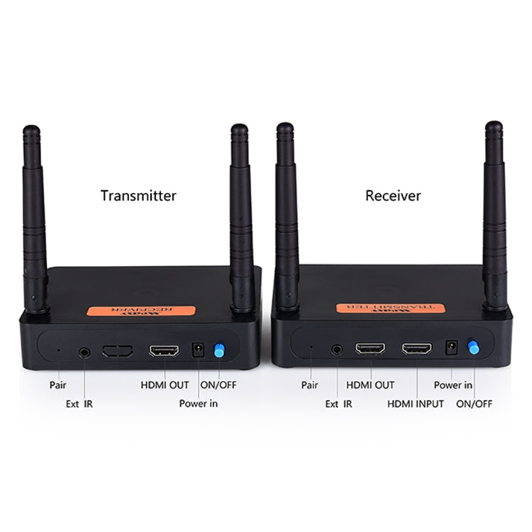 Measy FHD676 Full HD 1080P 3D 5-5.8GHz เครื่องส่งสัญญาณ HDMI ไร้สาย (เครื่องส่ง + ตัวรับ) ระยะการส่งข้อมูล: 200 ม. ข้อมูลจำเพาะ: ปลั๊ก EU, FHD676 (AU Plug), FHD676 (EU Plug), FHD676 (UK Plug), FHD676 (US Plug)
