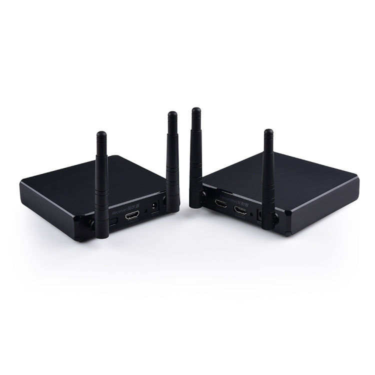 Measy FHD686 Full HD 1080P 3D 5-5.8GHz เครื่องส่งสัญญาณ HDMI ไร้สาย (เครื่องส่ง + ตัวรับ) พร้อมจอแสดงผล รองรับรีโมทคอนโทรลอินฟราเรดและฟังก์ชั่นหน้าจอเดียวกันแบบไร้สาย ระยะการส่งข้อมูล: 200 ม., FHD686 with Display