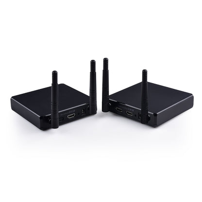 Measy FHD686 Full HD 1080P 3D 5-5.8GHz เครื่องส่งสัญญาณ HDMI ไร้สาย (เครื่องส่ง + ตัวรับ) พร้อมจอแสดงผล รองรับรีโมทคอนโทรลอินฟราเรดและฟังก์ชั่นหน้าจอเดียวกันแบบไร้สาย ระยะการส่งข้อมูล: 200 ม., FHD686 with Display