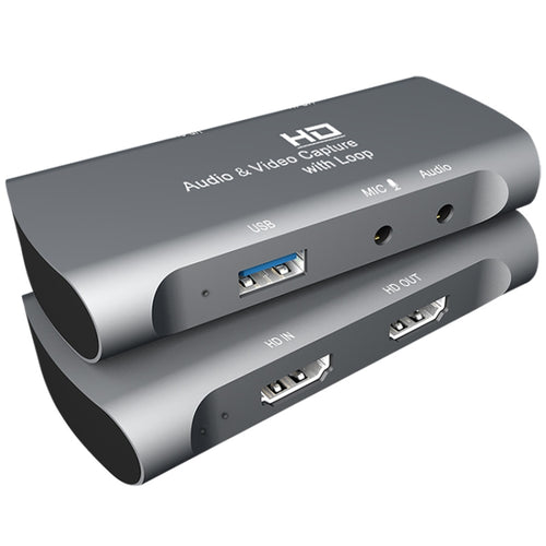 Z27 HDMI Female + Mic to HDMI Female USB 2.0 กล่องจับภาพวิดีโอเสียง, Z27