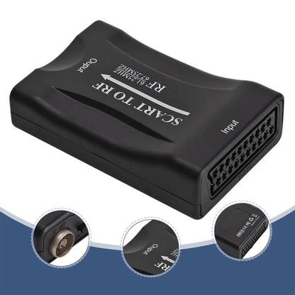 SCART เป็น RF Video Converter รองรับ RF67.25MHz, 61.25MHz, SCART to RF
