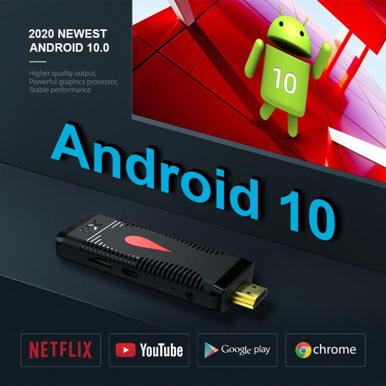 X96 S400 Android 10.0 Mini TV Stick, Allwinner H313 Quad Core ARM Cortex A53, 1GB + 8GB, รองรับ WiFi, HDMI, TF Card, USB, 1GB+8GB