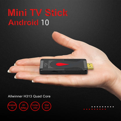 X96 S400 Android 10.0 Mini TV Stick, Allwinner H313 Quad Core ARM Cortex A53, 1GB + 8GB, รองรับ WiFi, HDMI, TF Card, USB, 1GB+8GB