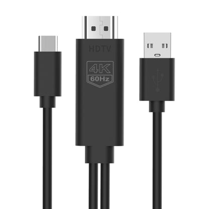 UC502 สายพลาสติก HDTV USB-C / Type-C 4K 60Hz, UC502