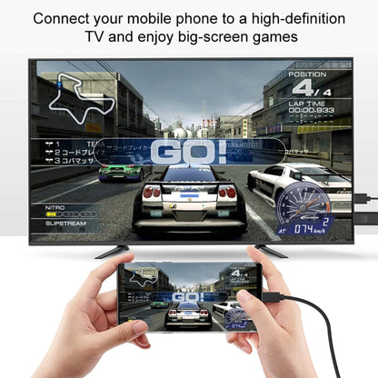 UC502 สายพลาสติก HDTV USB-C / Type-C 4K 60Hz, UC502
