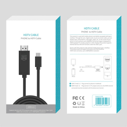 UC506 สาย USB-C / Type-C ถึง HDMI 2K 60Hz HDTV, UC506
