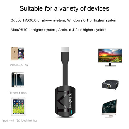 MiraScreen G4 ไร้สาย HDMI Dongle HD 1080P ทีวีสติ๊ก WiFi Media Player Miracast, G4