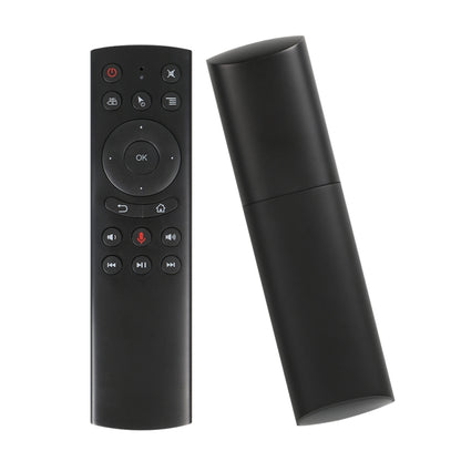 G20S 2.4G Air Mouse รีโมทคอนโทรล พร้อมอินพุตเสียง Fidelity และการเรียนรู้ IR และไจโรสโคป 6 แกนสำหรับพีซีและ Android TV Box และแล็ปท็อปและโปรเจคเตอร์, G20S